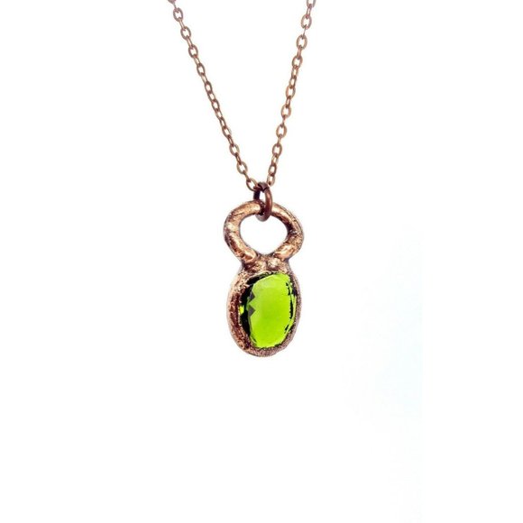 Green Crystal Necklace - Picture 6 of 12